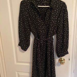Banana Republic lined georgette holiday dress in size M